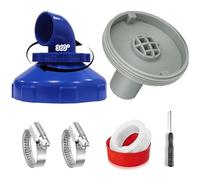 Intex Bestway Buse de remplissage de piscine rotative à 360°, Ø 32/38, buse de sortie de piscine, kit de buses de piscine 32 mm, buse de piscine Intex