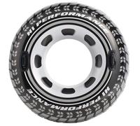 Intex Bouée Anneau De Natation Gonflable 45" Monster Tyre Noir Rond