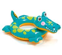 Intex Bouée de natation gonflable pour un plaisir absolu de baignade / crocodile / crocodile - Environ 72 x 66 cm - Plaisir de bain pour les enfants - Plaisir de bain idéal pour la piscine, le lac, la