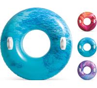 Intex Bouée de Piscine Gonflable avec Poignées Ø 91 cm en PVC - 3 Modèles Assortis