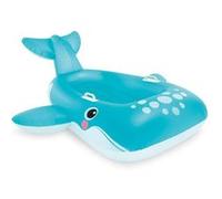 Intex - Bouée Gonflable à Chevaucher "Baleine" 168cm Bleu Bleu G