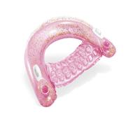 Intex - Bouée gonflable chaise semi immergé Glitter - Rose