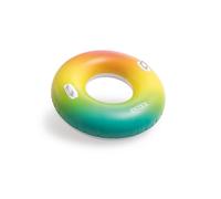 Intex Bouée tube géante Rainbow 58202EU 122 cm avec poignées