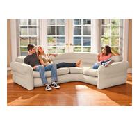 Intex Canapé d'angle gonflable pour salon Sofa 68575NP 257 x 203 x 76 cm