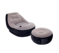 Intex canapé simple flocage gonflable canapé-lit paresseux inclinable - Aueq - pause-déjeuner avec repose-pieds