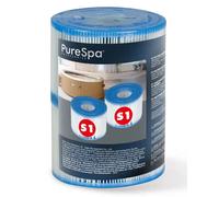 Lot de 2 cartouches de filtration pour Pure Spa INTEX - Fibre Dacron facile à nettoyer