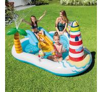 Intex Centre de Jeu de Pêche 218x188x99 cm Piscine Gonflable Hors Sol Jardin