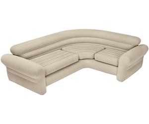 INTEX CORNER SOFA Canapé d'angle 257 x 203 x 76 cm, beige 68575