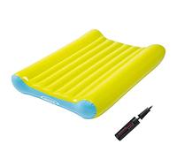 Intex Couchage in Matelas à Langer Gonflable + Pompe Green/Blue