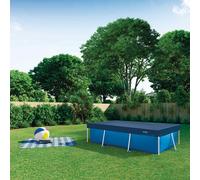 INTEX Couverture de piscine INTEX Bleu foncé et gris PVC, PET protectrice luxe v