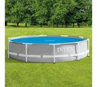 Intex Couverture solaire de piscine bleu 290 cm polyéthylène