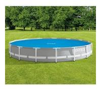 Intex Couverture solaire de piscine bleu 448 cm polyéthylène