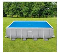 Intex Couverture solaire de piscine bleu 476x234 cm polyéthylène, couverture de piscine, toile de piscine,, couvertures de 3202958