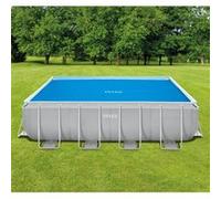 Intex Couverture solaire de piscine bleu 476x234 cm polyéthylène