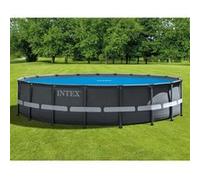Intex Couverture solaire de piscine bleu 538 cm polyéthylène