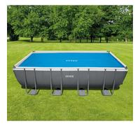 Intex Couverture solaire de piscine bleu 538x253 cm polyéthylène