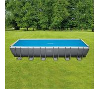 Intex Couverture solaire de piscine Bleu 716x346 cm Polyéthylène