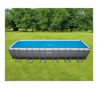 Intex Couverture solaire de piscine bleu 716x346 cm polyéthylène