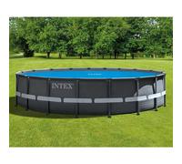 Intex Couverture Solaire de Piscine Bleu Polyéthylène Jardin Multi-taille vidaXL