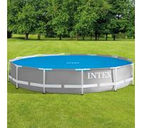 Intex Couverture Solaire de Piscine Bleu Polyéthylène Jardin Multi-taille vidaXL