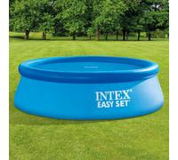 Intex Couverture Solaire de Piscine Ronde 244 cm Bâche Housse Protection