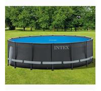 Intex Couverture solaire de piscine ronde 488 cm, couverture pour piscine, bâche de piscine,, couvertures pour piscines, 3202853