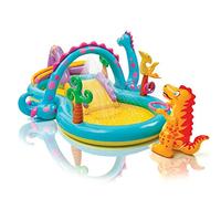 Intex Dinoland Play Center 57135NP Jeu gonflable, avec piscine et toboggan