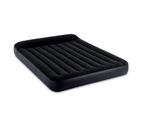 Intex Dura Beam 64149ED Matelas Gonflable Standard avec Pompe Interne, Bleu Marine, Grand lit (272,2 kg),
