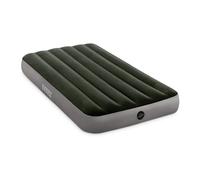 Intex Dura-Beam 64762E Downy Matelas pneumatique Standard, Fiber-Tech, Pompe à Pied intégrée, Hauteur 25,4 cm, capacité de Poids 272 kg, Taille complète