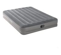 Intex Pools Matelas gonflable Mid Rise Flex-Pump 64114 – 2 places, pompe électrique USB, gris