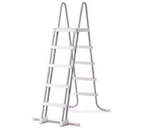Échelles pour piscines Intex - Intex - Échelle piscine en acier galvanisé hauteur 132cm marches amovibles Intex 28077 Argent