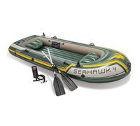 Intex Ensemble de canot Pneumatique avec Rames et Pompe Canoë Bateau Gonflable v