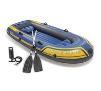 Intex Ensemble de canot Pneumatique avec Rames et Pompe Canoë Bateau Gonflable v