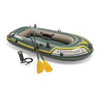 Intex Ensemble de canot Pneumatique avec Rames et Pompe Canoë Bateau Gonflable v