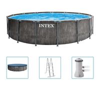 Intex Ensemble de piscine Greywood Prism Frame Premium 457x122 cm