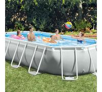 Intex Ensemble de Piscine Hors Sol Terrasse Pataugeoire Jardin Multi-taille vida