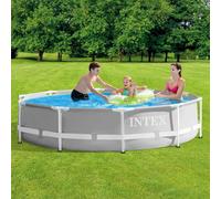 Intex Ensemble de Piscine Prism Frame Premium 305x76 cm Hors Sol Extérieur