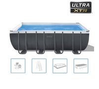 Intex 26356 piscine hors sol Rectangle 17203 L Noir
