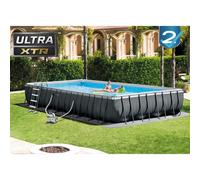 Intex Ensemble de piscine Ultra XTR Frame Rectangulaire 975x488x132 cm