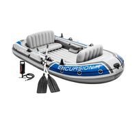 Set bateau gonflable 4 places Intex Excursion 4