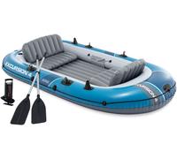 INTEX Excursion 4 Boat Set bateau Excursion 4 bleu ciel 315 x 165 x 43cm 66324NP