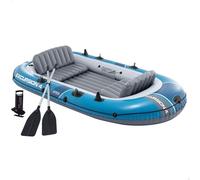 Intex Pools Ensemble bateau Excursion 4 66324NP 315 x 165 x 43 cm Bleu ciel Jusqu'à 500 kg