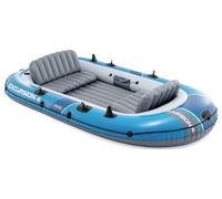 Intex Pools Ensemble bateau Excursion 4 66324NP 315 x 165 x 43 cm Bleu ciel Jusqu'à 500 kg
