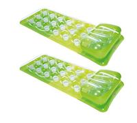Intex Fashion Mats Matelas gonflable 18 poches Vert 188 x 71 cm