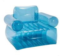Intex Fauteuil Bleu Transparent, Dimensions gonflées : 109 cm x 107 cm x 79 cm (66503NP)