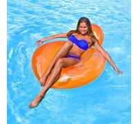 INTEX Fauteuil De Piscine Gonflable Adulte Glossy 137 x 122 Cm (couleur aléatoire) Couleur Unique G