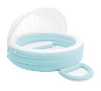 INTEX Flotteur Lounge de Piscine avec Auvent 277 x 221 x 137 cm Rond