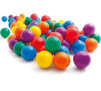 INTEX Fun Ballz 100 balles de 8cm avec sac de transport - le plaisir de jouer dès 2 ans