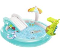 Intex Pools Centre de jeu piscine Crocodile avec toboggan Multicolore 201 x 17 x 84 cm