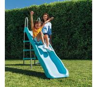 INTEX Glissière autonome INTEX Bleu clair PP et Acier de piscine extérieure vida